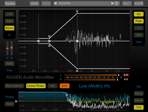 Nugen Audio Monofilter Elements to Monofilter Upgrade